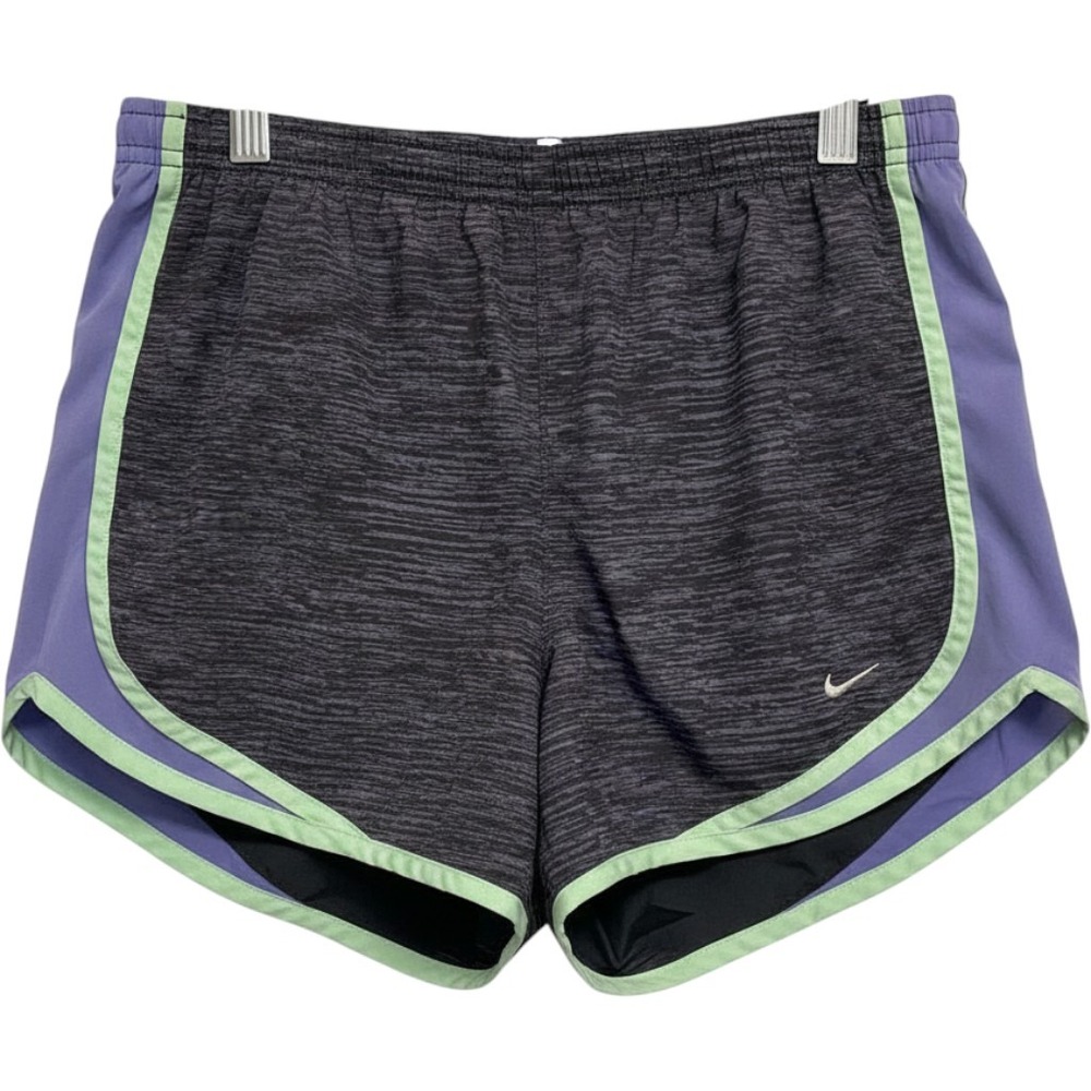 Nike Dri Fit Women's Shorts Size Medium Gray Purple Athletic